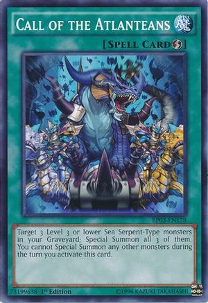 Call of the Atlanteans (BP03-EN178) - Battle Pack 3: Monster League 1st Edition