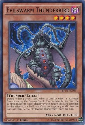 Evilswarm Thunderbird (BP03-EN104) - Battle Pack 3: Monster League 1st Edition