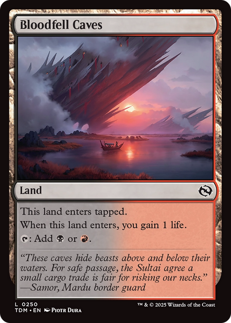 Bloodfell Caves [Tarkir: Dragonstorm] | The CG Realm