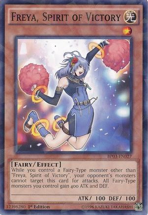 Freya, Spirit of Victory (Shatterfoil) (BP03-EN027) - Battle Pack 3: Monster League 1st Edition