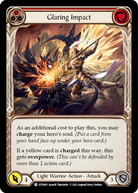 Glaring Impact (Red) [DTD063] (Dusk Till Dawn) | The CG Realm