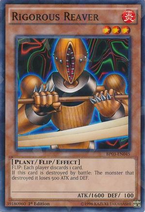Rigorous Reaver (Shatterfoil) (BP03-EN045) - Battle Pack 3: Monster League 1st Edition