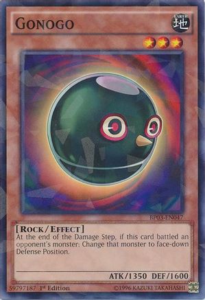 Gonogo (Shatterfoil) (BP03-EN047) - Battle Pack 3: Monster League 1st Edition