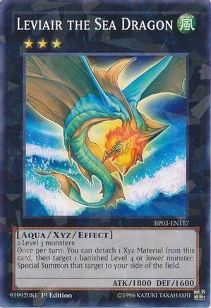 Leviair the Sea Dragon (Shatterfoil) (BP03-EN117) - Battle Pack 3: Monster League 1st Edition