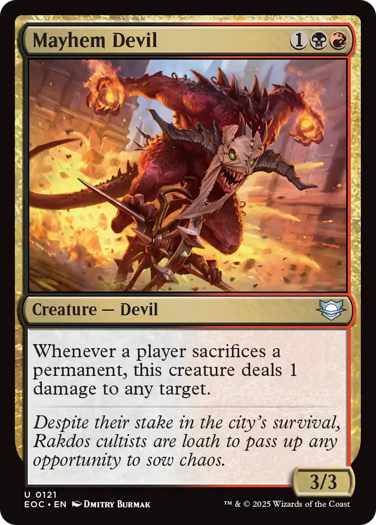 Mayhem Devil [Edge of Eternities Commander] | The CG Realm