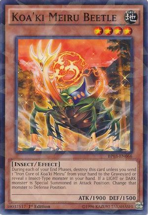 Koa'ki Meiru Beetle (Shatterfoil) (BP03-EN066) - Battle Pack 3: Monster League 1st Edition
