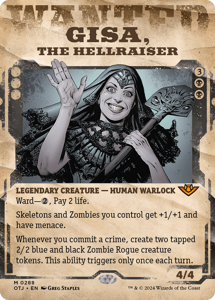 Gisa, the Hellraiser (Showcase) [Outlaws of Thunder Junction] | The CG Realm