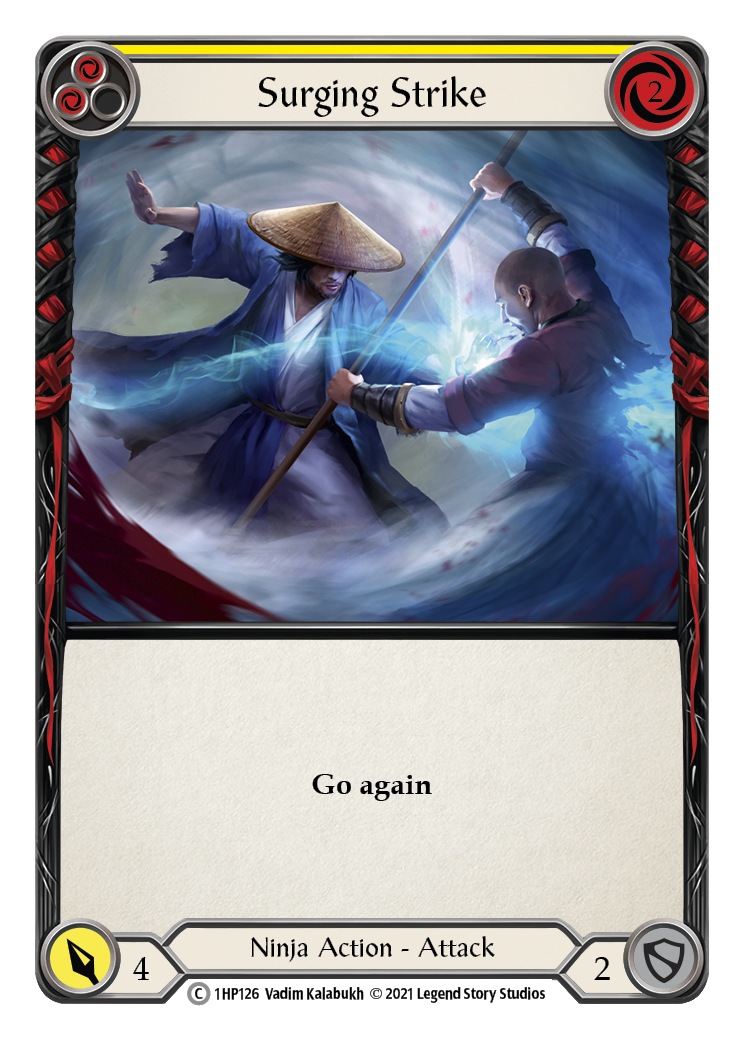 Surging Strike (Yellow) [1HP126] (History Pack 1) | The CG Realm