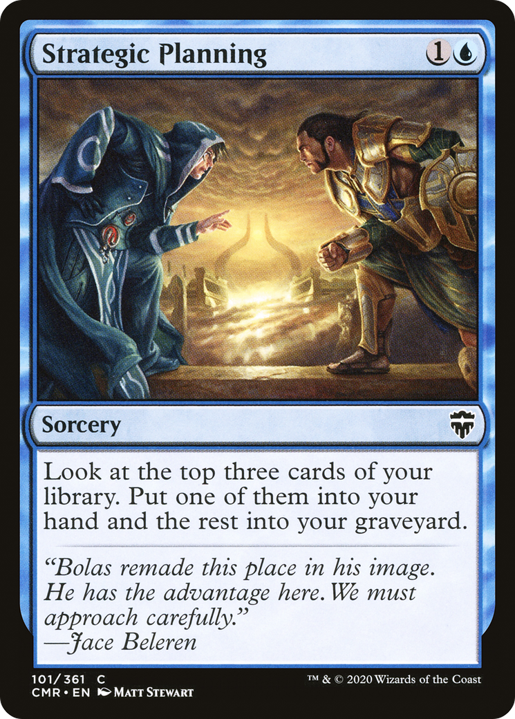 Strategic Planning (CMR-101) - Commander Legends