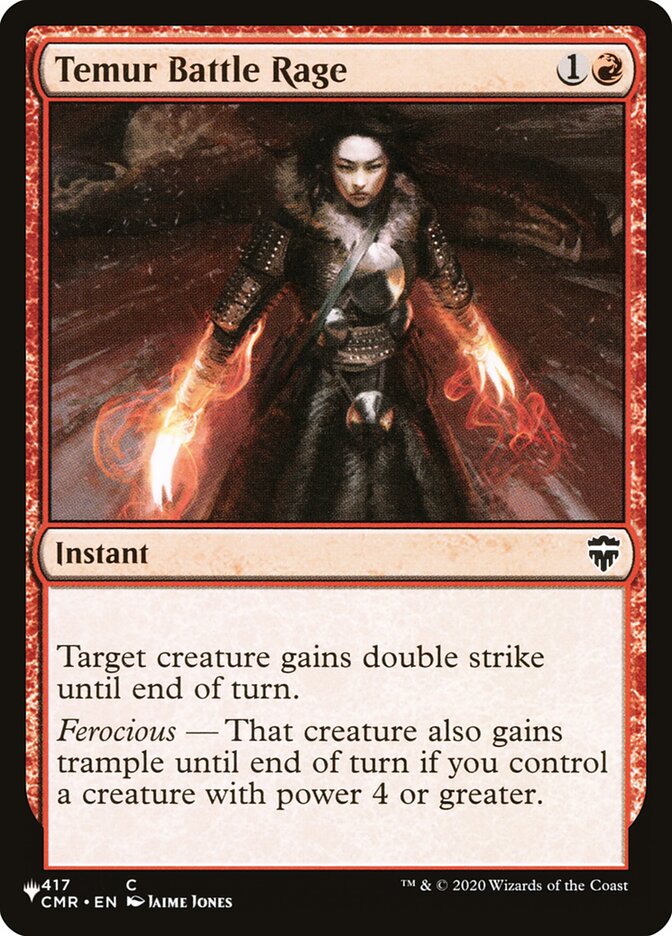 Temur Battle Rage [Secret Lair: Heads I Win, Tails You Lose] | The CG Realm