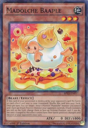 Madolche Baaple (Shatterfoil) (BP03-EN097) - Battle Pack 3: Monster League 1st Edition