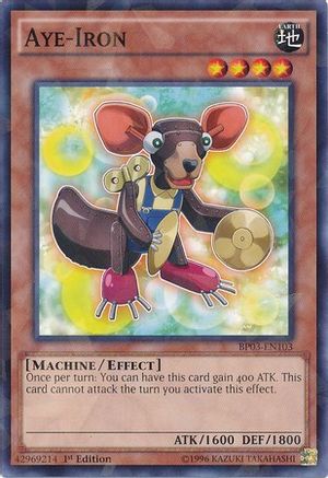 Aye-Iron (Shatterfoil) (BP03-EN103) - Battle Pack 3: Monster League 1st Edition