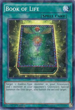 Book of Life (Shatterfoil) (BP03-EN145) - Battle Pack 3: Monster League 1st Edition