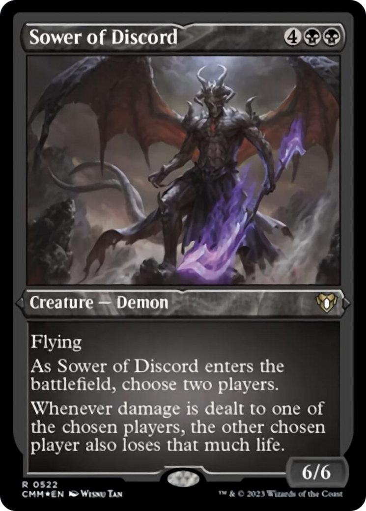 Sower of Discord (Foil Etched) [Commander Masters] | The CG Realm