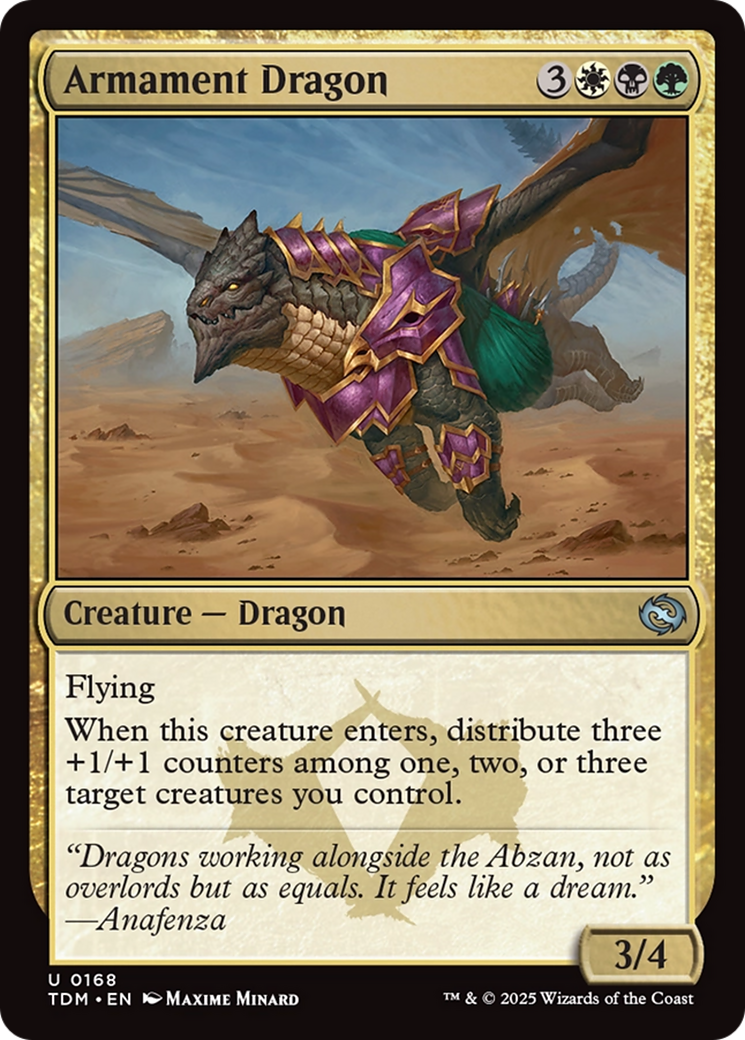 Armament Dragon [Tarkir: Dragonstorm] | The CG Realm