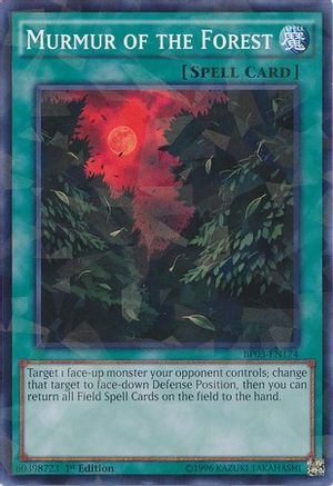 Murmur of the Forest (Shatterfoil) (BP03-EN174) - Battle Pack 3: Monster League 1st Edition