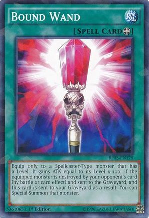 Bound Wand (Shatterfoil) (BP03-EN175) - Battle Pack 3: Monster League 1st Edition