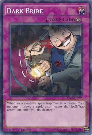 Dark Bribe (Shatterfoil) (BP03-EN202) - Battle Pack 3: Monster League 1st Edition