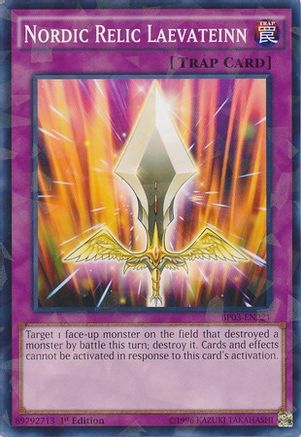 Nordic Relic Laevateinn (Shatterfoil) (BP03-EN221) - Battle Pack 3: Monster League 1st Edition