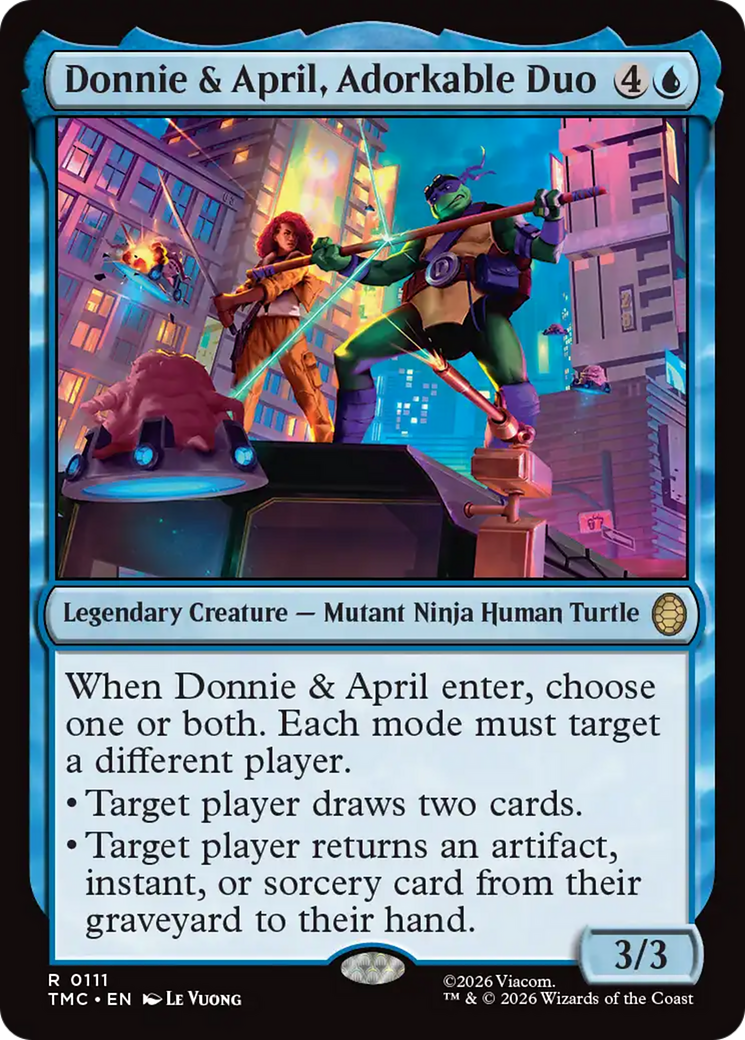 Donnie & April, Adorkable Duo [Teenage Mutant Ninja Turtles Commander] | The CG Realm