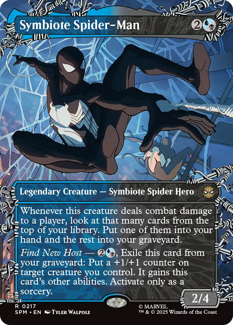 Symbiote Spider-Man (Borderless) [Marvel's Spider-Man] | The CG Realm
