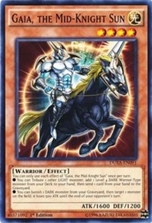 Gaia, the Mid-Knight Sun (DUEA-EN091) - Duelist Alliance Unlimited