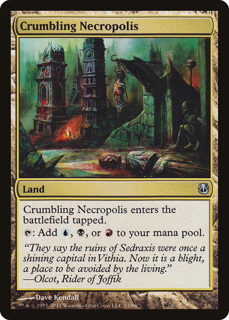 Crumbling Necropolis (DDH-074) - Duel Decks: Ajani vs. Nicol Bolas