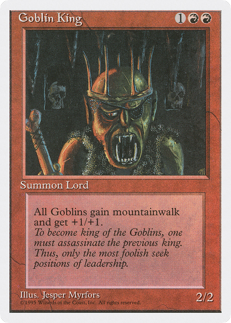 Goblin King (4ED-) - Fourth Edition