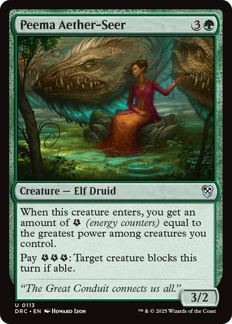 Peema Aether-Seer [Aetherdrift Commander] | The CG Realm