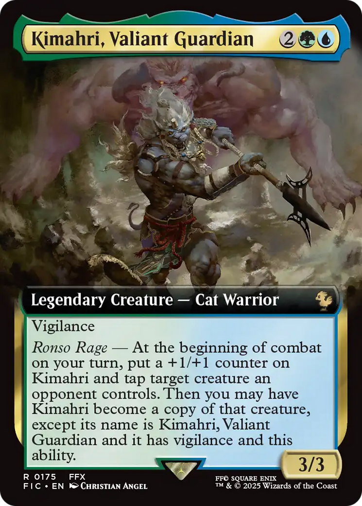 Kimahri, Valiant Guardian (Extended Art) [FINAL FANTASY Commander] | The CG Realm