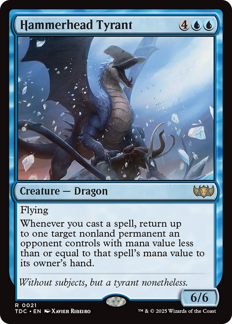 Hammerhead Tyrant [Tarkir: Dragonstorm Commander] | The CG Realm