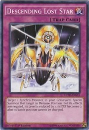 Descending Lost Star (LC5D-EN055) - Legendary Collection 5D's 1st Edition