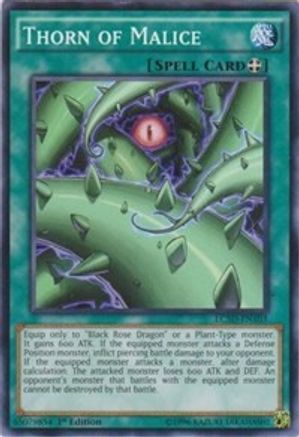 Thorn of Malice (LC5D-EN103) - Legendary Collection 5D's 1st Edition