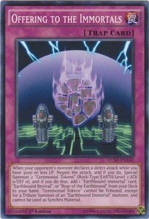 Offering to the Immortals (LC5D-EN160) - Legendary Collection 5D's 1st Edition