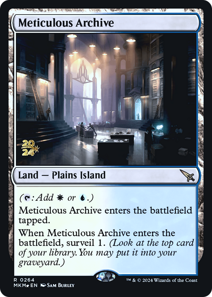 Meticulous Archive [Murders at Karlov Manor Prerelease Promos] | The CG Realm