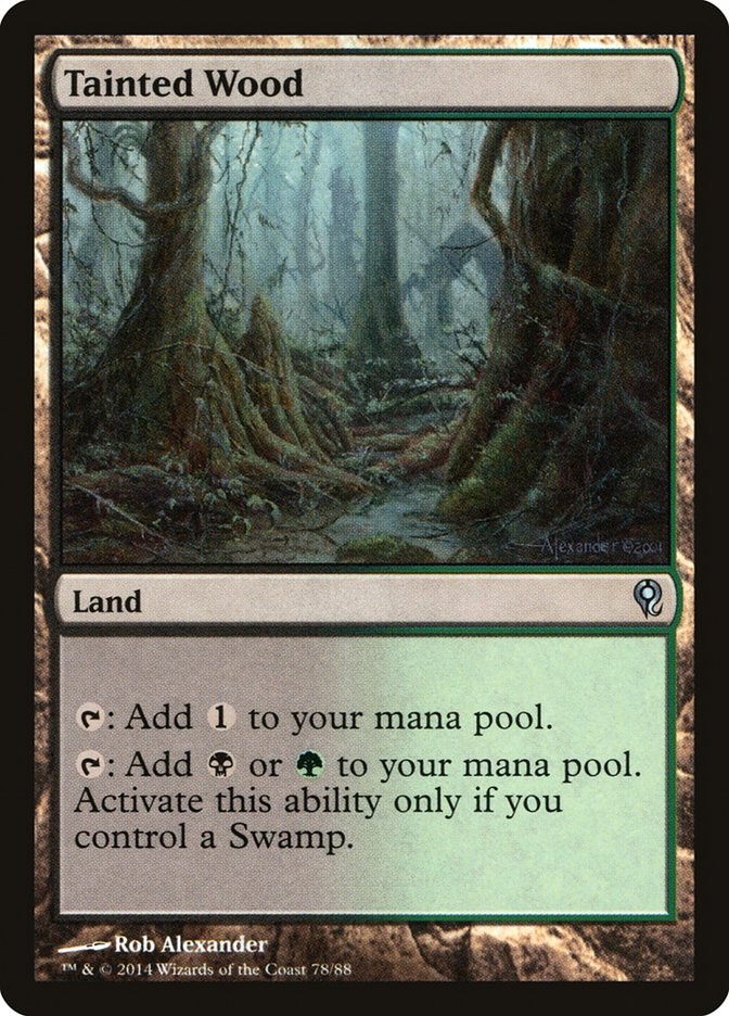 Tainted Wood [Duel Decks: Jace vs. Vraska] | The CG Realm