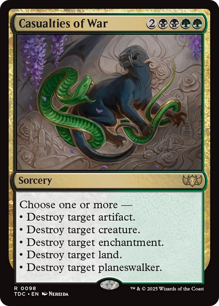 Casualties of War [Tarkir: Dragonstorm Commander] | The CG Realm
