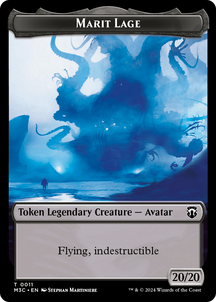 Marit Lage // Sand Warrior Double-Sided Token (M3C-11 // 23) - Modern Horizons 3 Commander