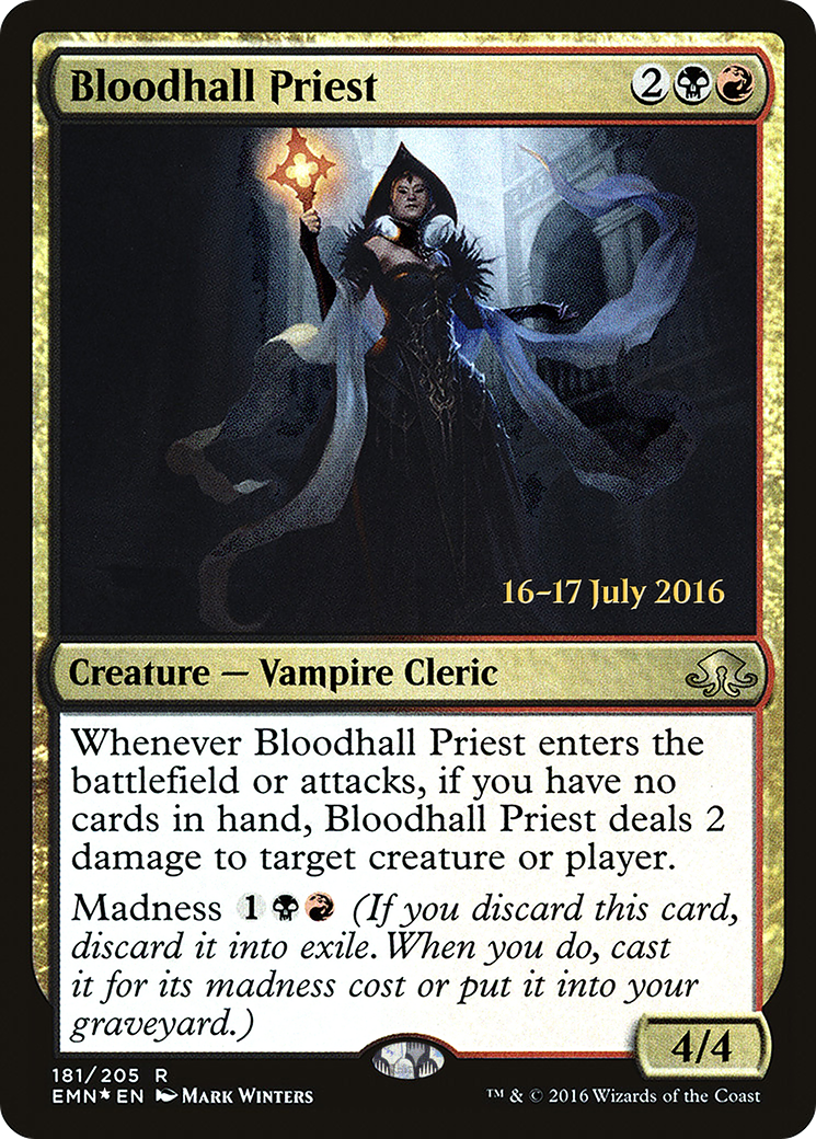 Bloodhall Priest (PRE-181) - Eldritch Moon Promos Foil