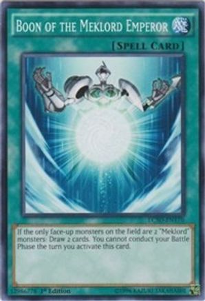 Boon of the Meklord Emperor (LC5D-EN170) - Legendary Collection 5D's 1st Edition