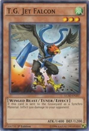T.G. Jet Falcon (LC5D-EN207) - Legendary Collection 5D's 1st Edition