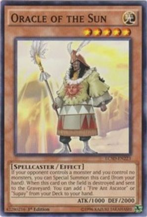 Oracle of the Sun (LC5D-EN223) - Legendary Collection 5D's 1st Edition