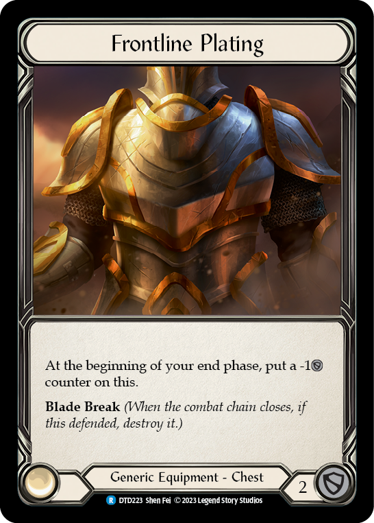 Frontline Plating [DTD223] (Dusk Till Dawn)  Cold Foil | The CG Realm