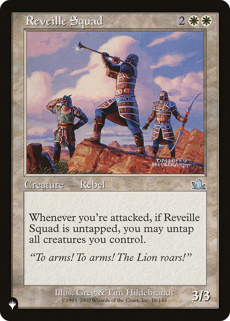 Reveille Squad [The List] | The CG Realm