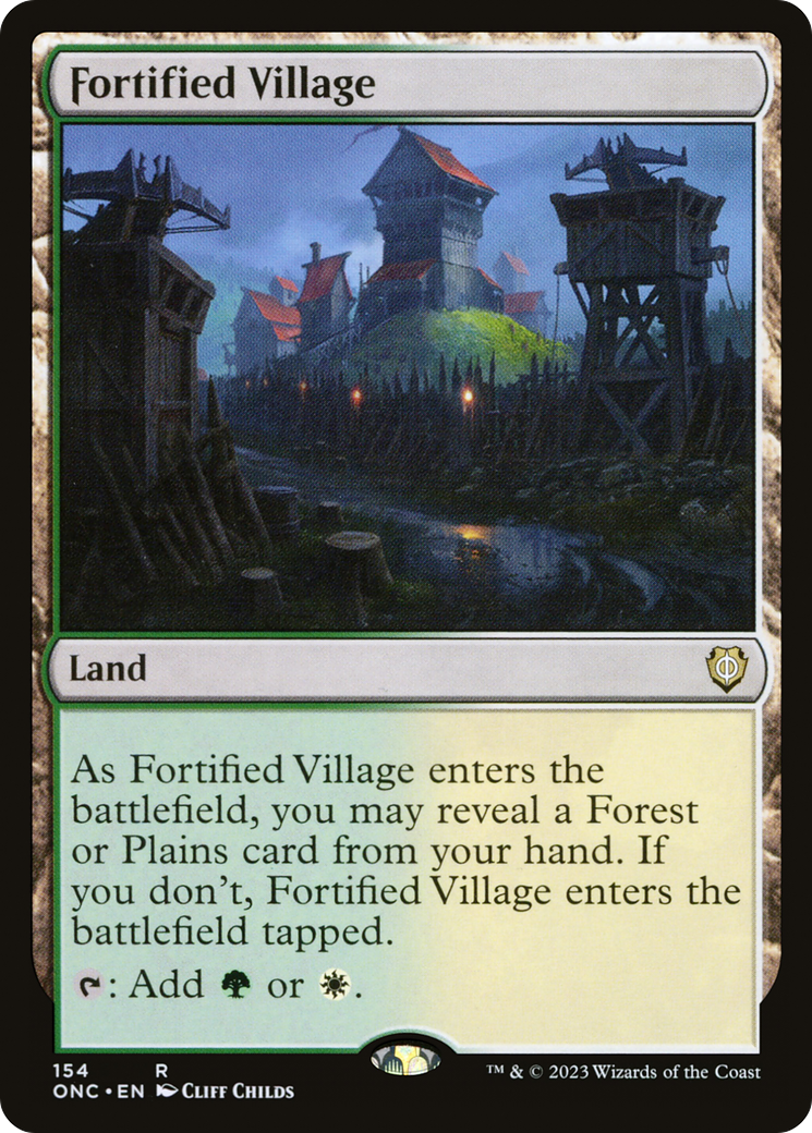 Fortified Village [Phyrexia: All Will Be One Commander] | The CG Realm