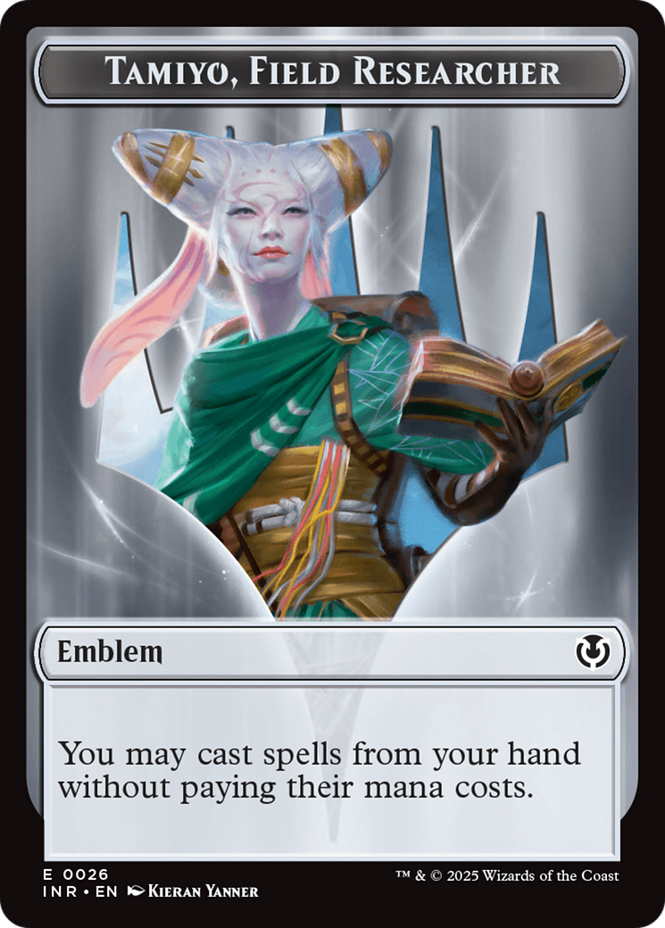 Human Soldier (0020) // Emblem - Tamiyo, Field Researcher Double-Sided Token (INR-20 // 26) - Innistrad Remastered