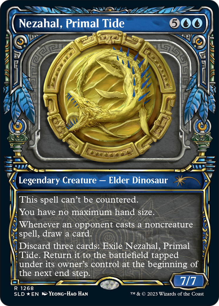 Nezahal, Primal Tide (Halo Foil) [Secret Lair Drop Series] | The CG Realm