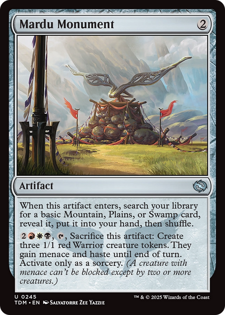 Mardu Monument [Tarkir: Dragonstorm] | The CG Realm