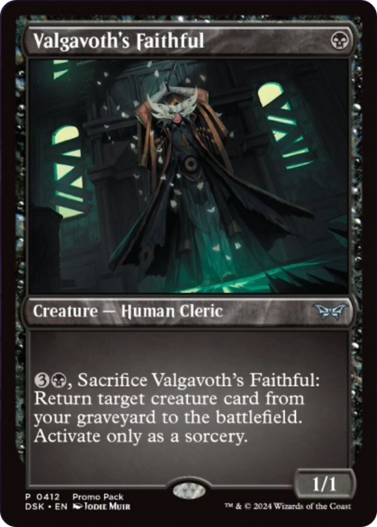 Valgavoth's Faithful (Promo Pack) [Duskmourn: House of Horror Promos] | The CG Realm