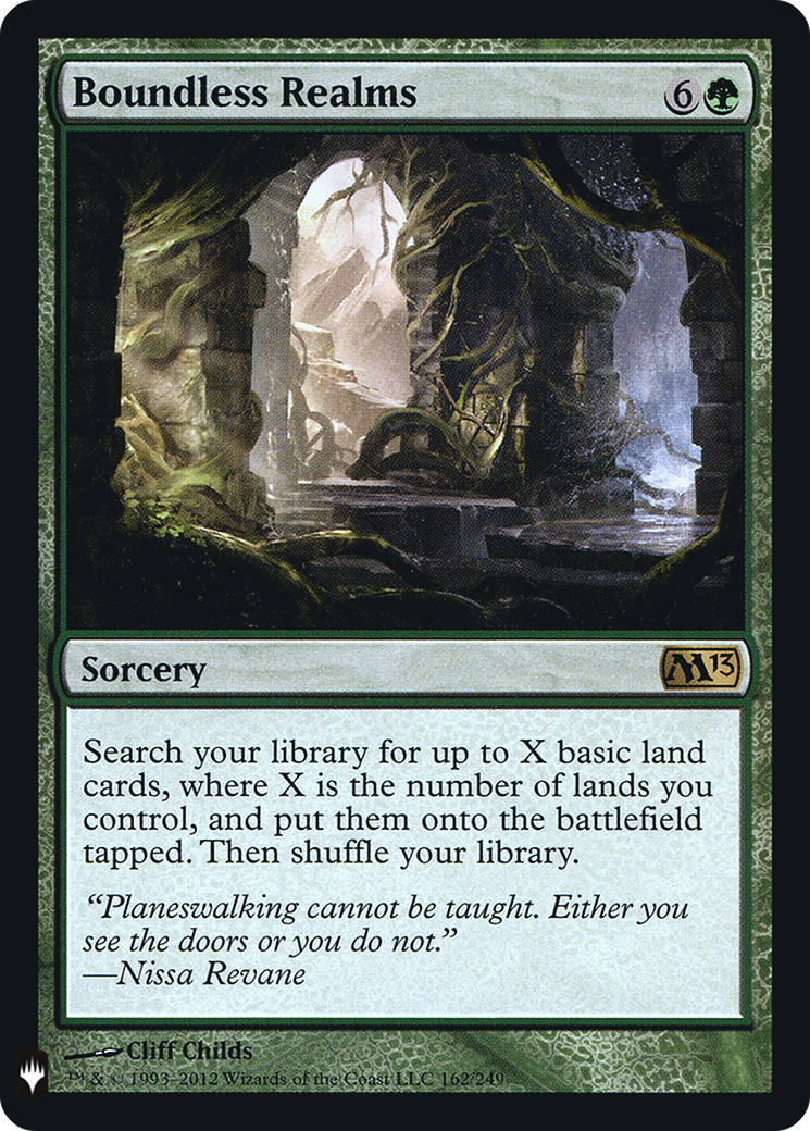 Boundless Realms (LIST-162) - The List Foil